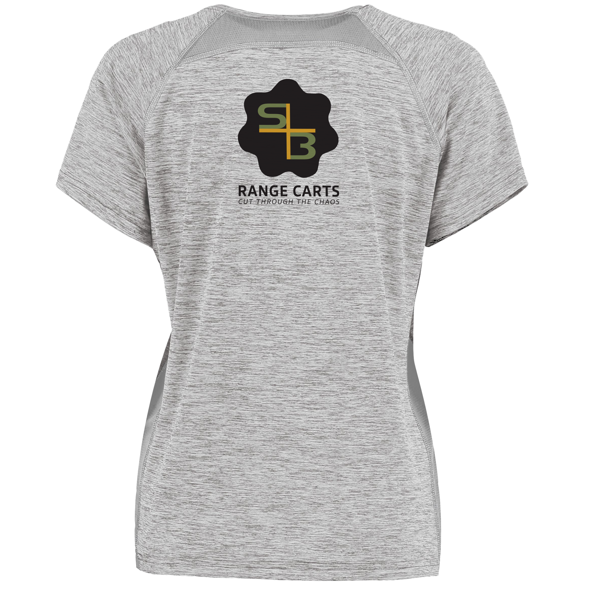 Women's S3 Performance Tee With Coolcore® gray back view