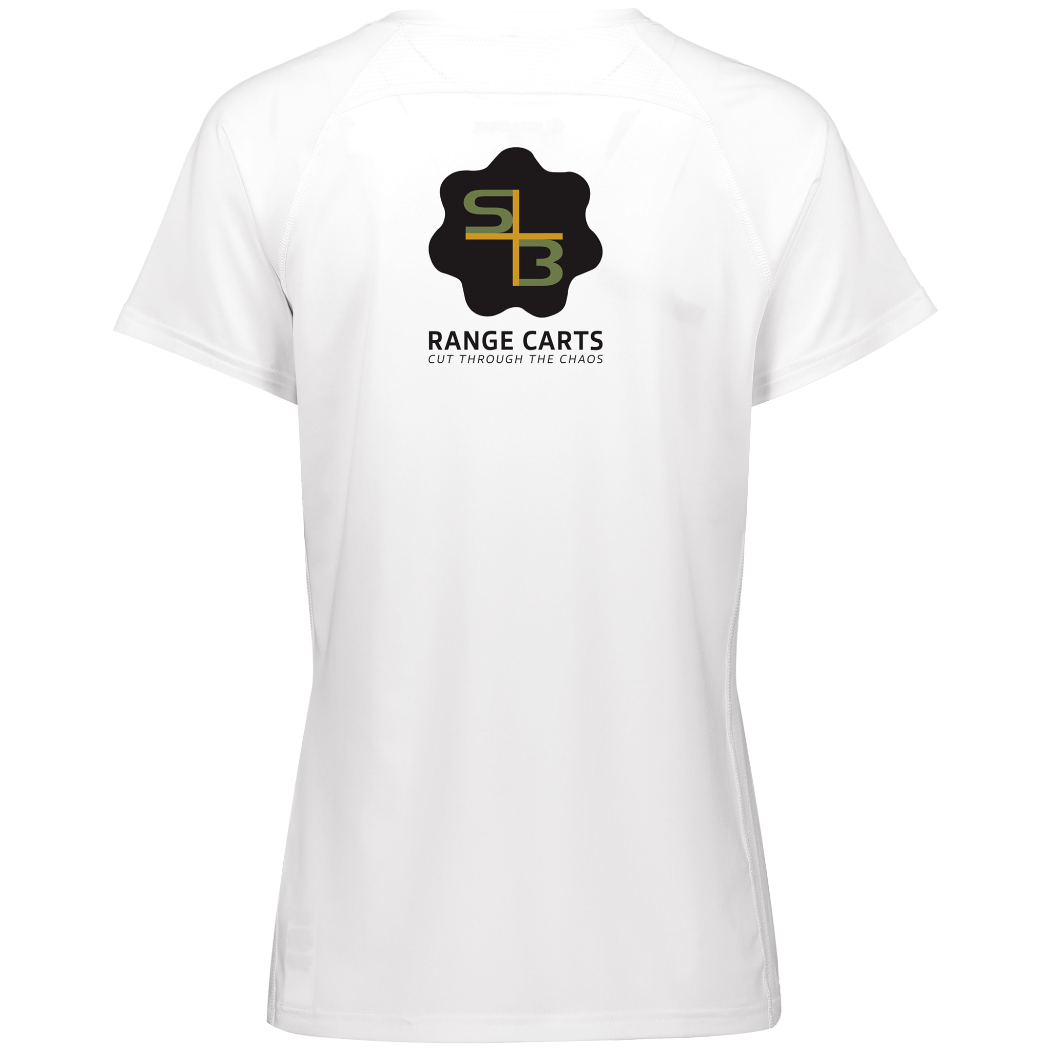 Women's S3 Performance Tee With Coolcore® white back view