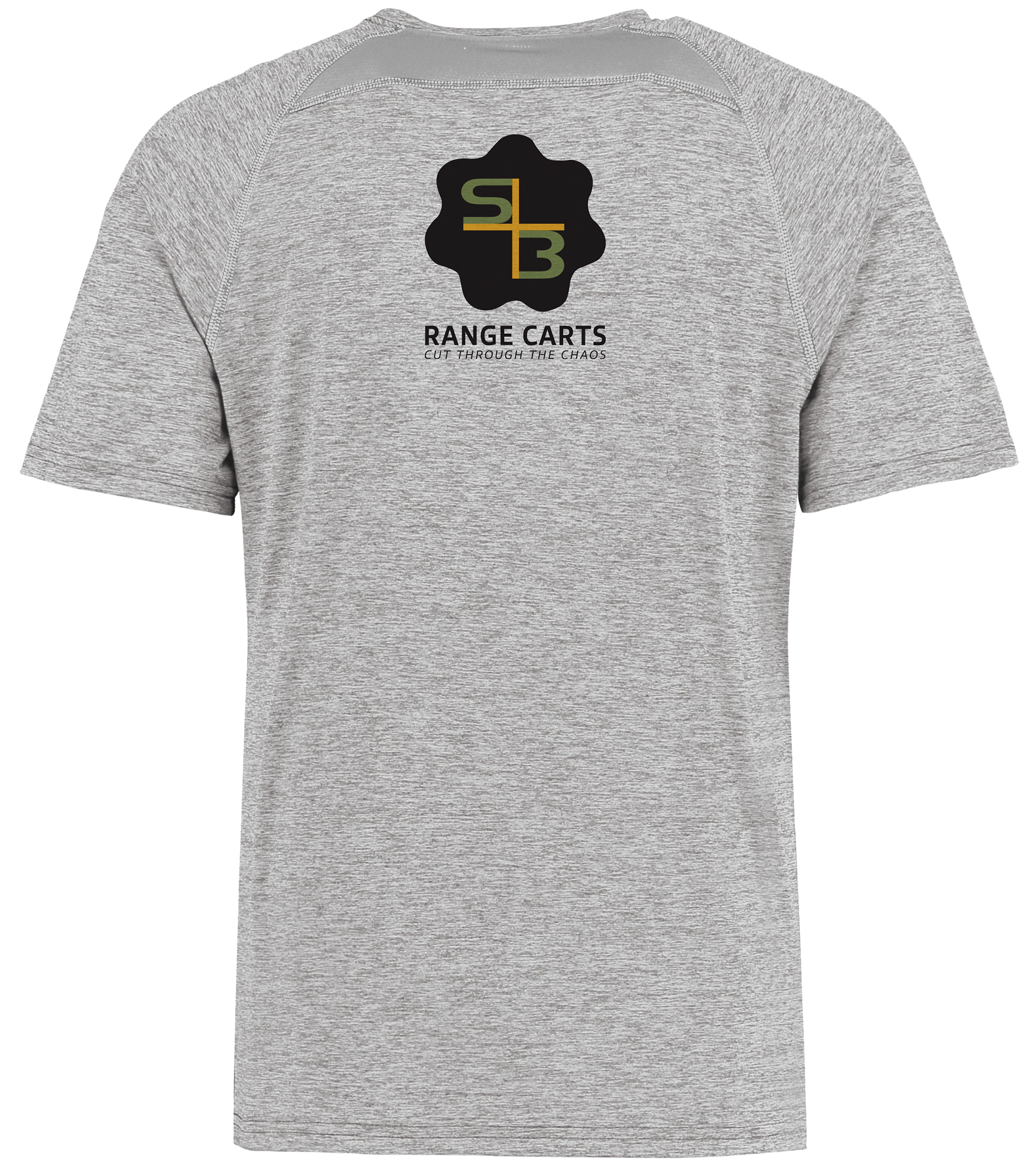 Men's S3 Performance Tee With Coolcore® gray back view