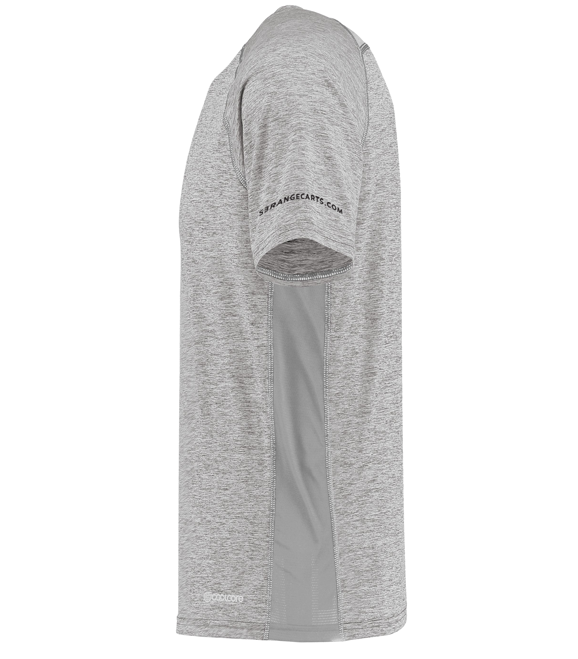 Men's S3 Performance Tee With Coolcore® gray side view