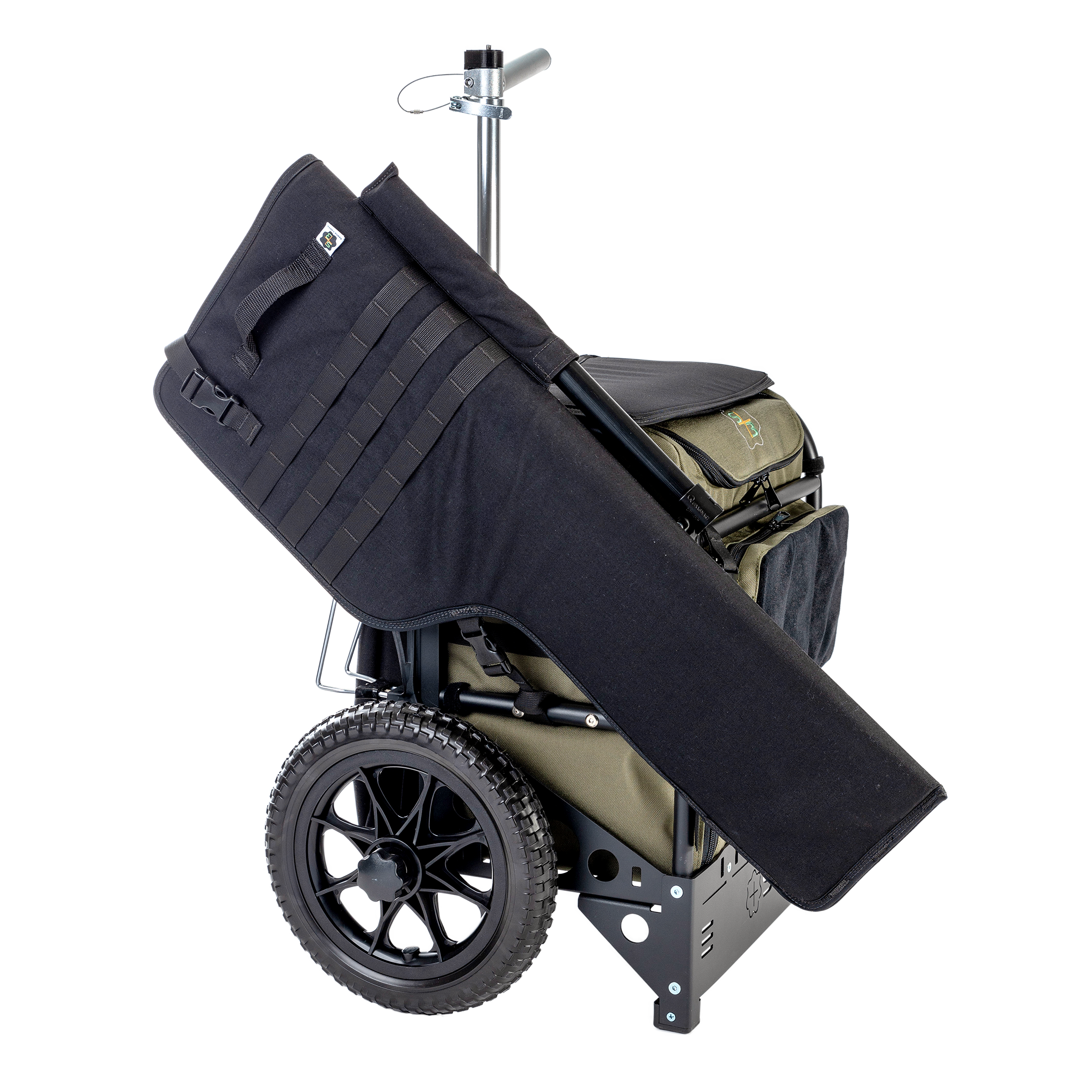 Extra Long Rifle / Shotgun Scabbard displayed on S3 Range Cart