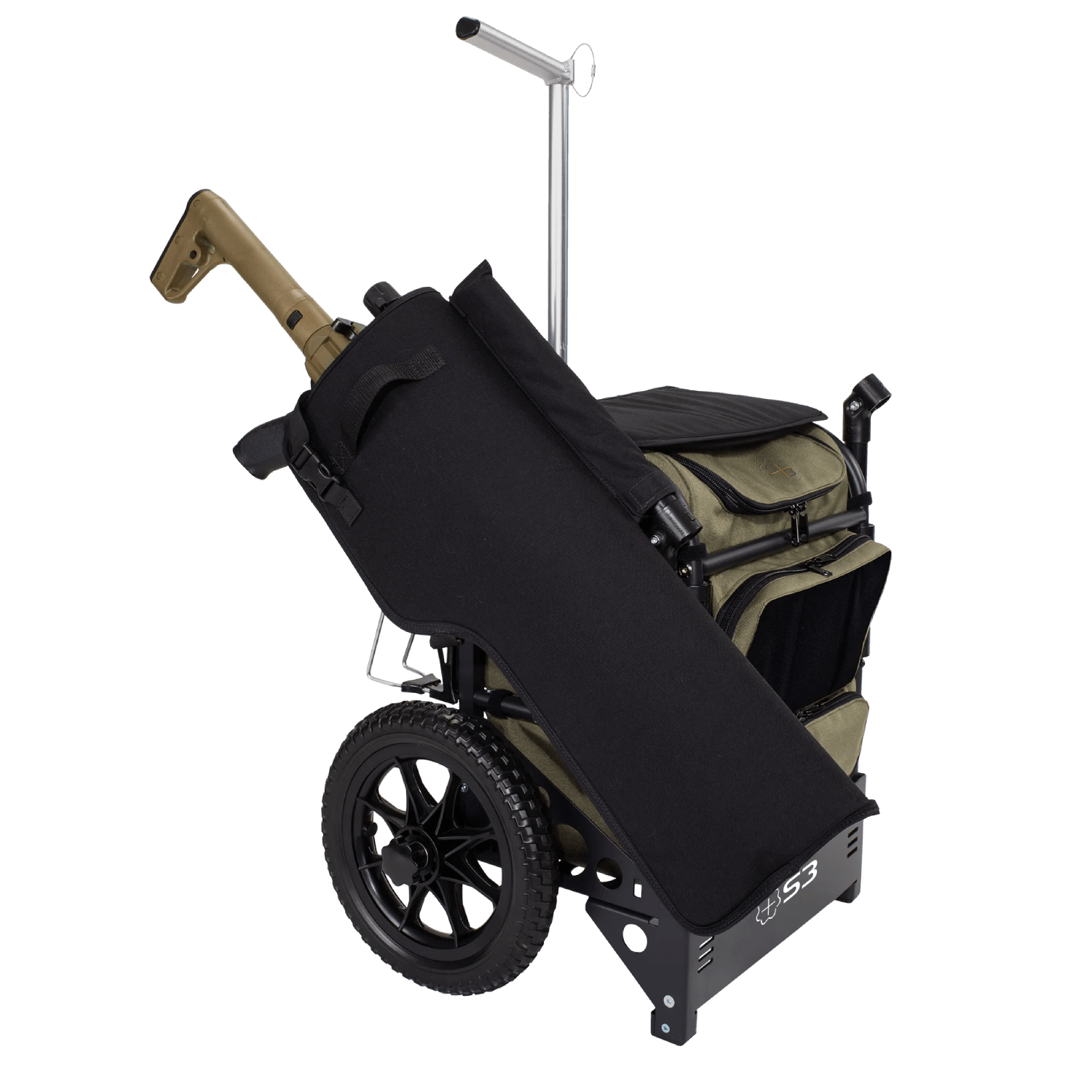 S3 Scabbard on S3 Range Cart